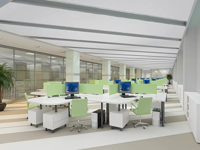 Simple Office Front Desk Reception Hotel Hall Office Building Reception Front Desk Office Area Office Space Front Desk Hotel Reception Hall 3d model