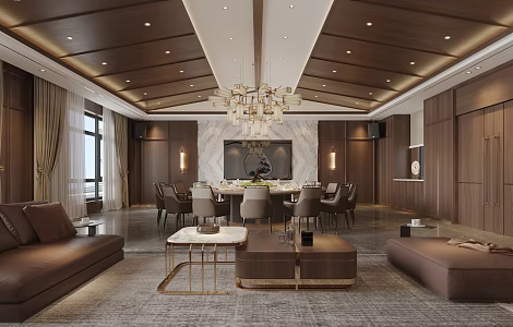New Chinese Restaurant 3d model