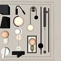 Modern wall lamp 3d model