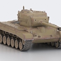 M26 Pershing Tank American Tank World War II Tank 3d model