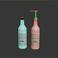 Thai Sweet Sauce Brown Bottles With Pump Dispenser And Screw Cap