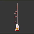 Chirpy Chicks Red Display Stand With Multi Tiered Shelves For Merchandise