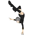 Modern Game Characters Anime Characters 3d model