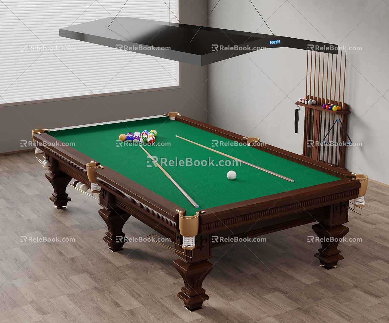 Entertainment Table Billiard Table 3d model