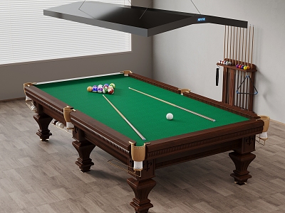 Entertainment Table Billiard Table 3d model