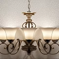 Classic Elegant Lighting Combinations With Chandeliers Wall Sconces And Table Lamps 3d model