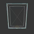 Elegant Photo Wall with Golden Frame Aurora Hot Air Balloon and JUPITER Text