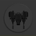 Mech Warrior Mech Soldier Machine Battlearm Mechanical Battlearm Machine Fighter Robot 3d model