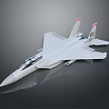 White Military Jet Fighter With Red Tail Fins Marked ED 188 In 3D Rendered Design