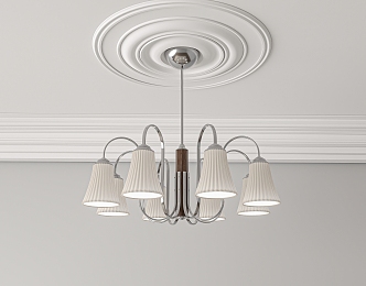 Antique chandelier 3d model