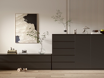 Minimale Style Cabinet Whole Cabinet Sideboard Cabinet Balcony Cabinet Locker Entrance Cabinet 3d model