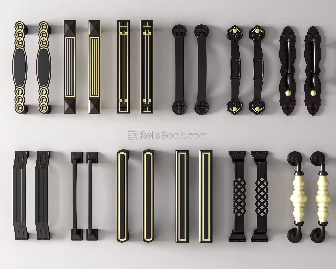Jane O Handle Door Handle Cabinet Door Handle Door Handle Door Handle Metal Handle 3d model