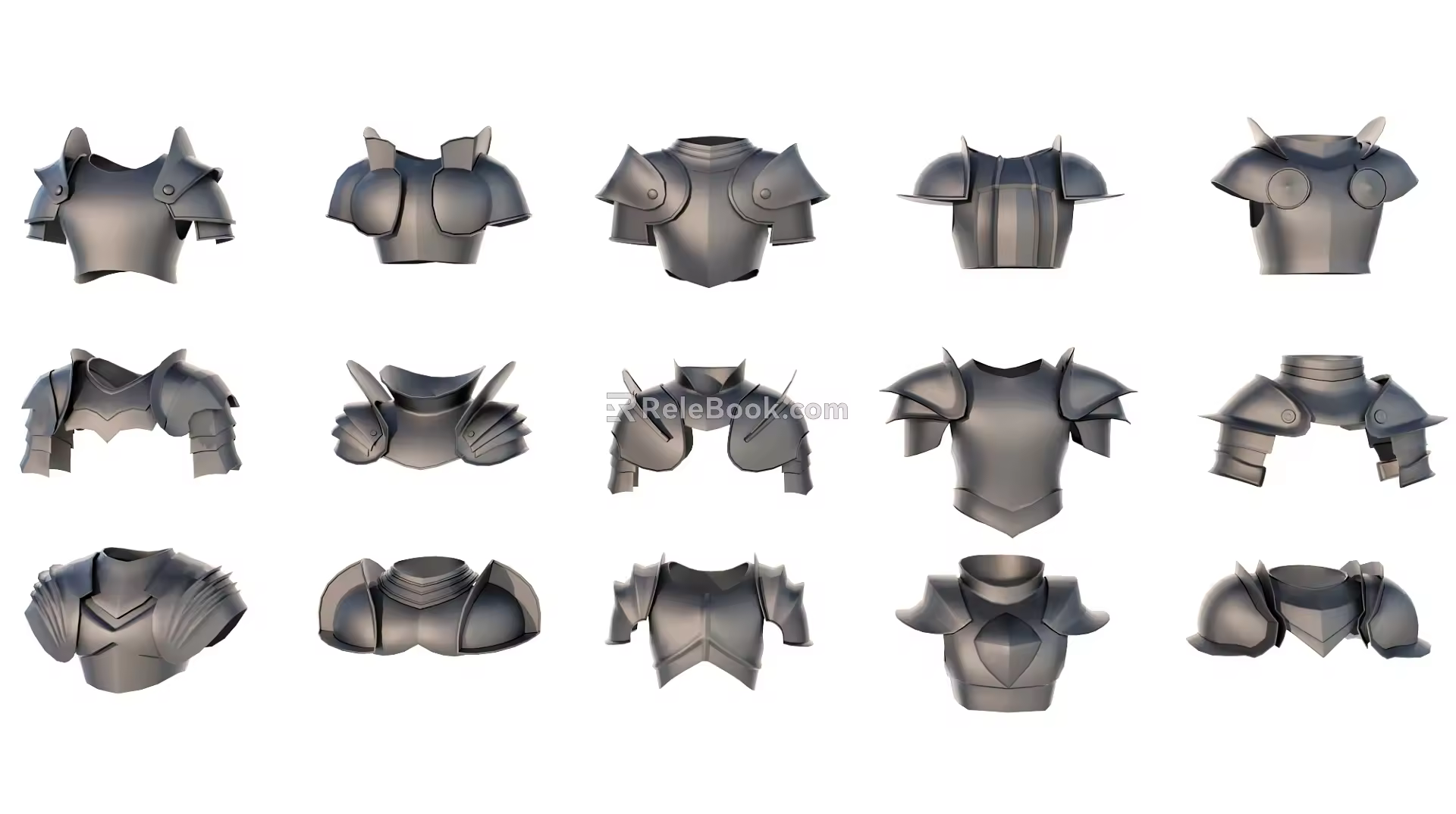 Armor coat material combination 3d model