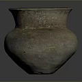 Ancient Handcrafted Clay Pottery Sculpture With Natural Texture And Rustic Finish