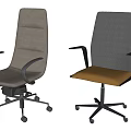 Ergonomic Modern Office Chairs With Armrests Swivel Wheels And Different Color Upholstery