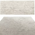 Square Rug With Light Gray Color And Natural Texture For Modern Home Decor