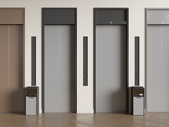 Modern Elevator 3d model