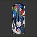 G Drive Racing Car With Blue White Colorful Livery Number 55 Aerodynamic Design
