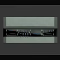 Industrial Control Console With Multiple Display Screens Buttons And Indicators