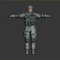 Special Forces Special Forces Special Army Special Warriors Rapid Reaction Force Soldiers Warriors 3d model