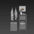Neutral Toned Bathroom With Hanging Towels And Wicker Storage