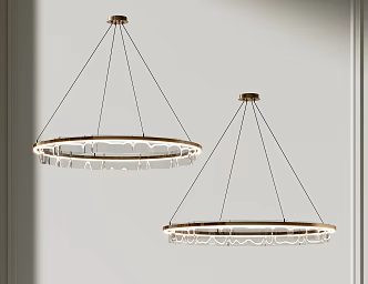 Chandelier Metal Chandelier Glass Chandelier Light Luxury Chandelier Living Room Chandelier Bedroom Chandelier Dining Room Chandelier 3d model