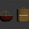 Stylish Woven Storage Baskets with Various Shapes and Colors for Home Daily Living Essentials