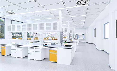 Physical and Chemical Laboratory 3d model