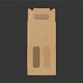 Ornament Decor Combination Display Box with Brown Kraft Paper Handle and Storage Slots