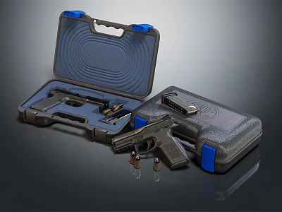 The modern pistol. 3d model The modern pistol. 3d model