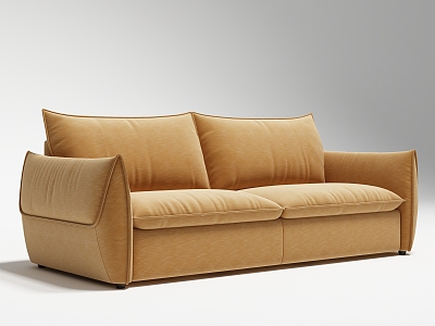 Two-seat cloth sofa model