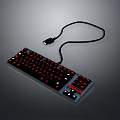 Keyboard Wireless Keyboard Computer Configuration Bluetooth Keyboard Gaming Keyboard Mechanical Keyboard Women's Keyboard 3d model