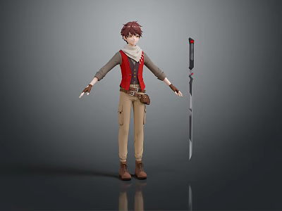 Punk Boys Steampunk Characters Steampunk Characters Male Characters Male Characters Male Men 3d model