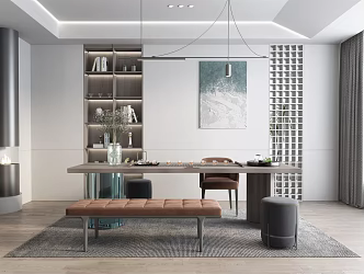 Modern Tea Room 3d model