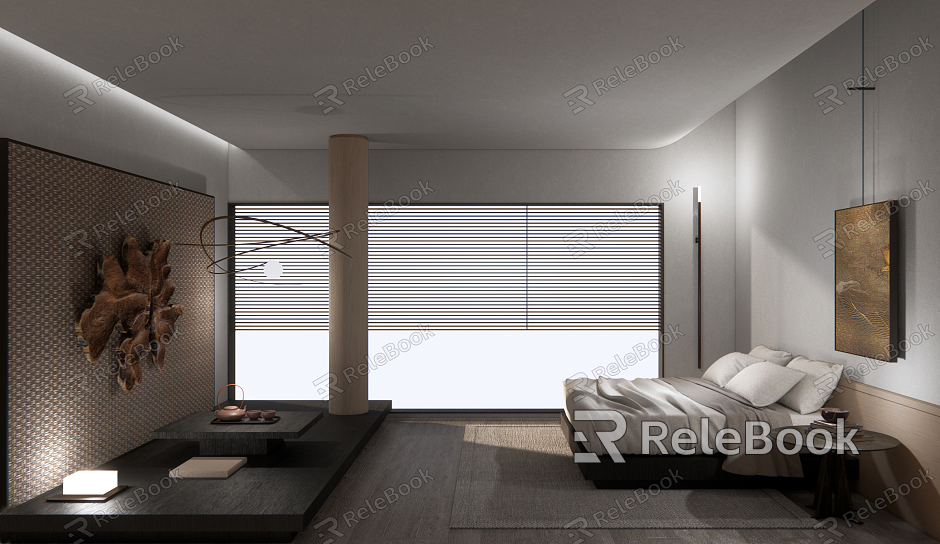 Modern Rooms Resort Hotel Rooms model