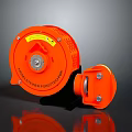 Orange Professional Manual Winch With Sturdy Design For Home And Outdoor Use