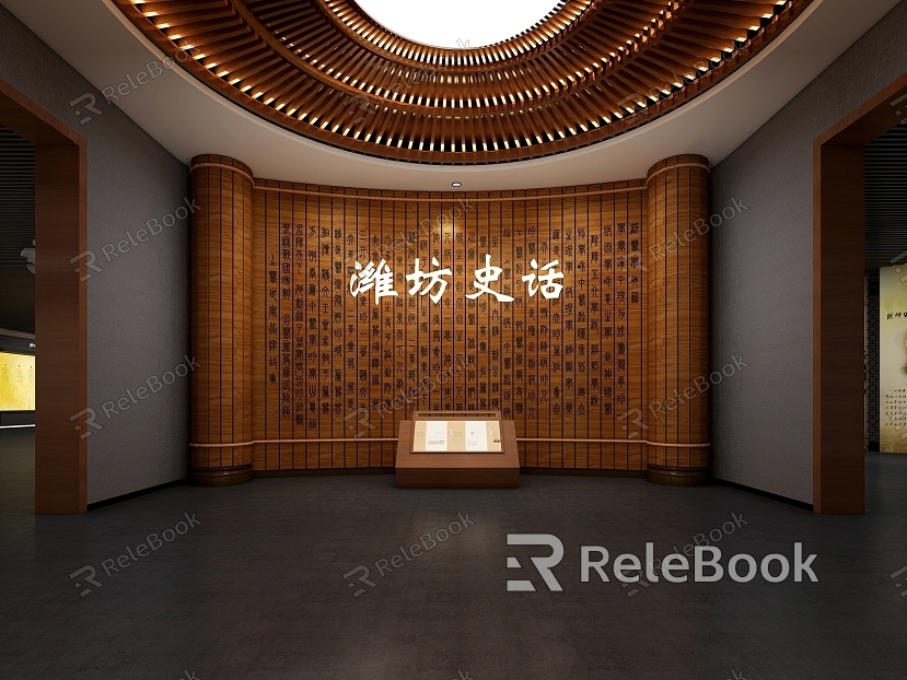 New Chinese Museum Exhibition Hall model