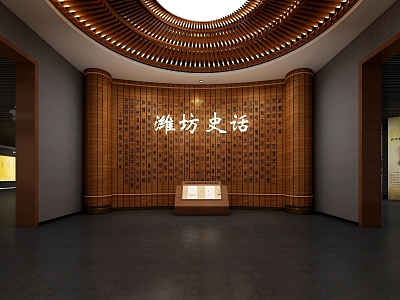 New Chinese Museum Exhibition Hall model