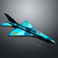 Blue Green Camouflage Painted Passenger Plane With Yellow Logos And Sleek Exterior Design