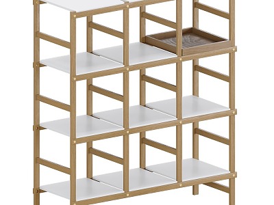 Floor Bookshelf Wall Hanging Bookshelf Full Wall Bookshelf Solid Wood Bookshelf Storage Rack model