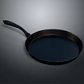 Durable Cast Iron Skillet With Long Handle For Daily Kitchen Cooking