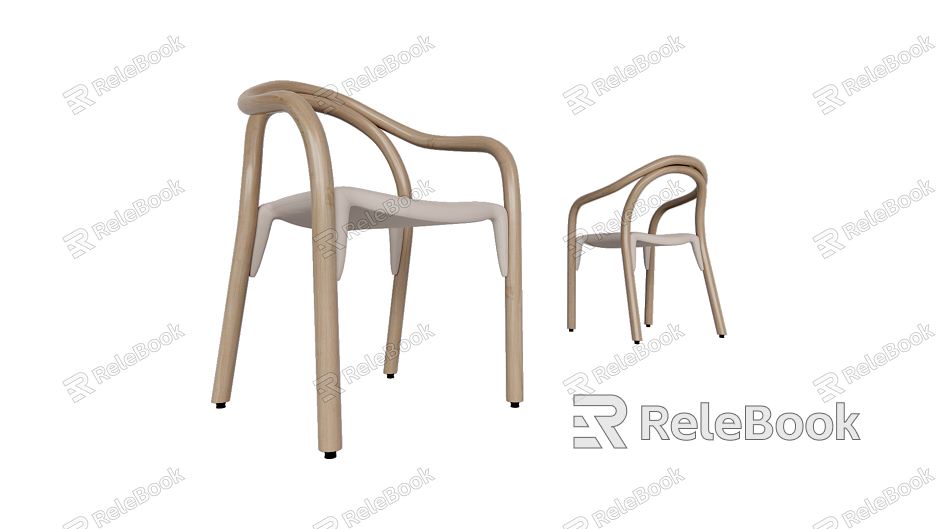 Nordic Single Chair Dining Chair model