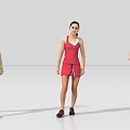 Sports People Running People Exercise Fitness Long-distance Running Running 3d model