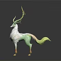 Three Stylish Colorful Decorative Deer With Artistic Antlers And Vibrant Patterns