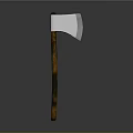 Tomahawk Axe Wooden Axe Handle Axe Mountain Axe Chopping Wood Axe Chopping Wood Axe Magic Axe 3d model