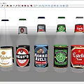 Assorted Beer Bottles From Various Brands With Unique Label Designs