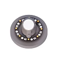 Professional Medical Device With Circular Base Gray Curved Body White Top And Small Indicators