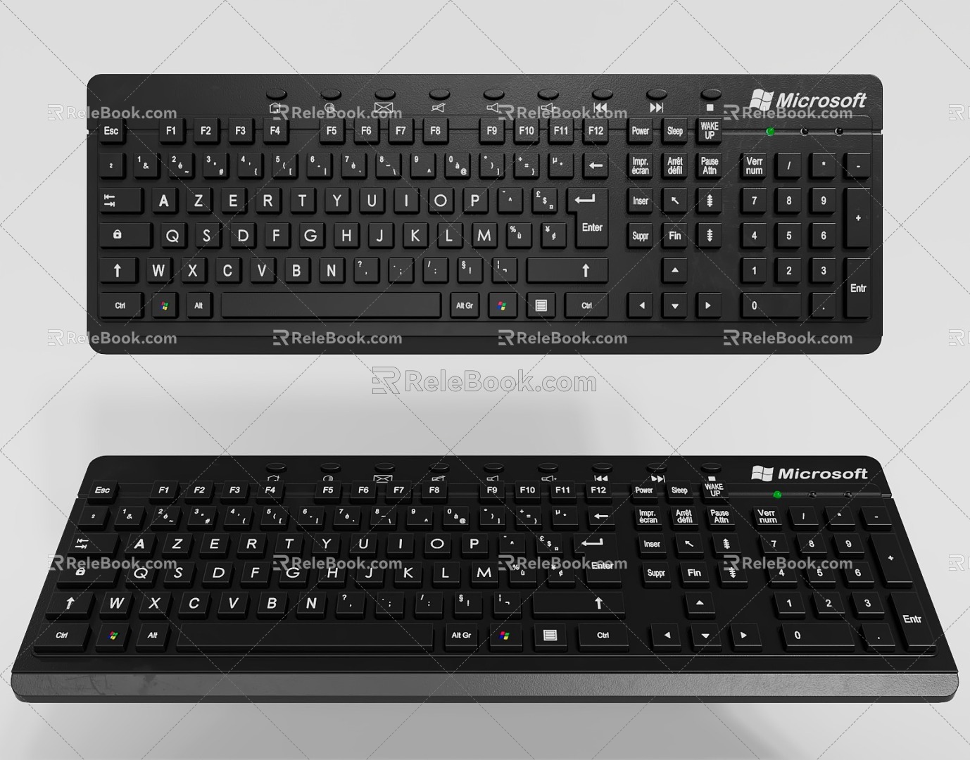 Keyboard Computer Peripherals Office Supplies 3d model