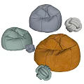 Modern Lazy Sofa Casual Sofa 3d model