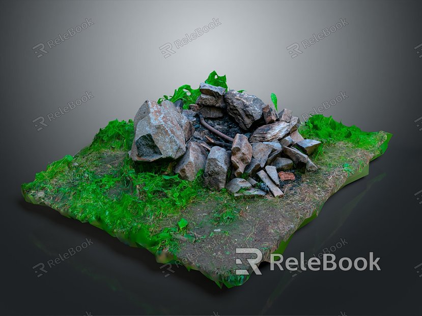 Stone Rock Stone Stone Appreciation Stone Strange Stone Ore Realistic model